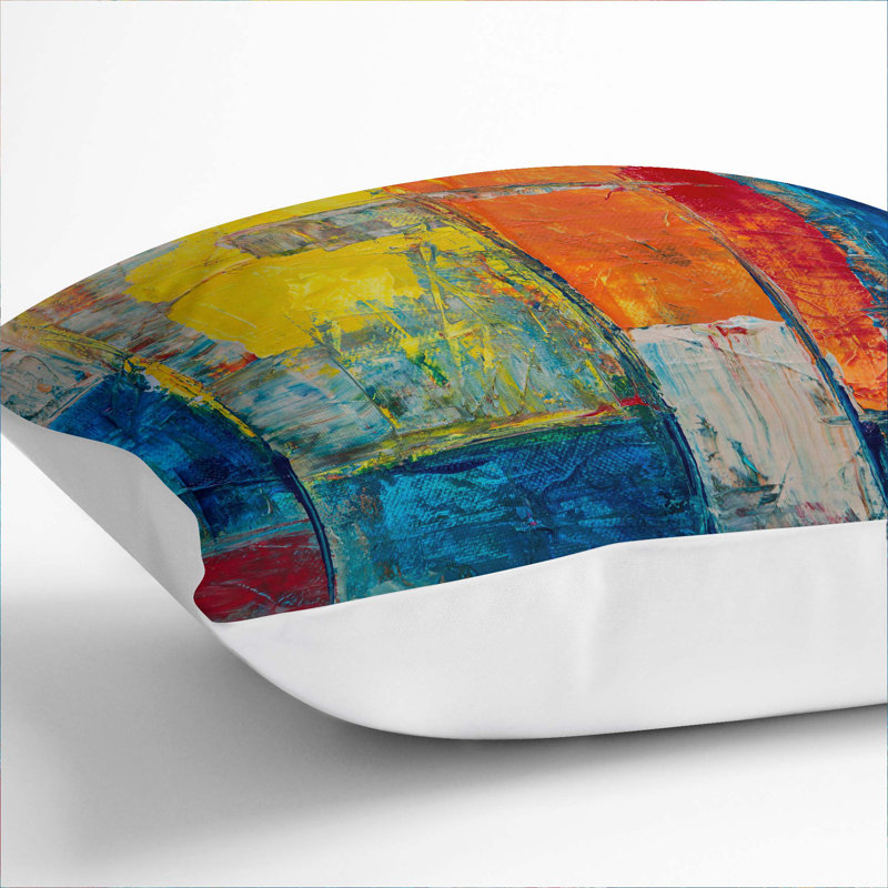 Square Throw Cushion, White, 55 x 55 cm