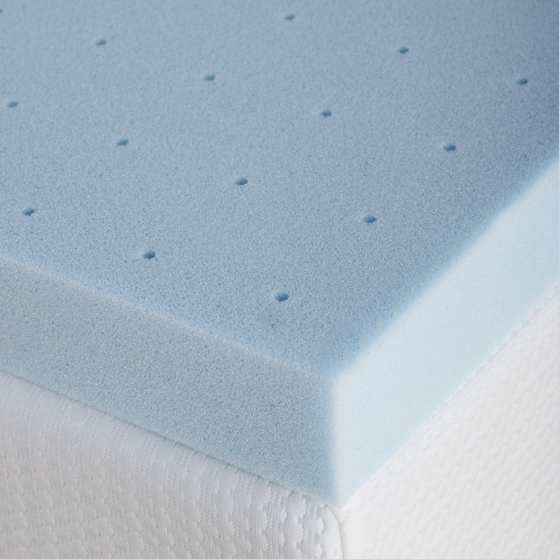 Surmatelas en mousse viscoélastique imprégnée de gel de 3 po Nadel, Très grand