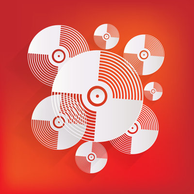" Music Vinyl Disk Icon, Flat Design " by Tarchyshnik