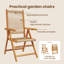 Garden Dining Set Folding Manual 7 Pcs-29148525