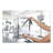 DURAFRAME Note Sign Holder, 8 1/2" X 11", Silver Frame