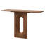 Console de 47,24 po avec console moderne à boucle, canapé de vestibule étroit, noyer-249406535
