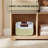 Reva Collection 100% Cotton Storage Basket, Woven Rectangular Organizer Bin, 11" x 9" x 6", for Shelf Storage, Closet Organization, Bathroom, Nursery, Pantry & Office, Decorative Basket, Sage-130006662-129165626