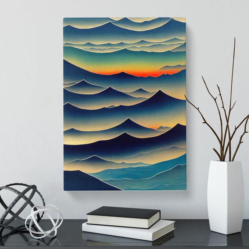 Ocean Seascape Abstract Vol.3 - Wrapped Canvas, 50cm H x 35cm W x 3cm D
