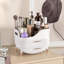 Organisateur de maquillage avec tiroirs, boîte de rangement pour les soins de la peau avec poignée, 1 unité, (blanc)-991583407