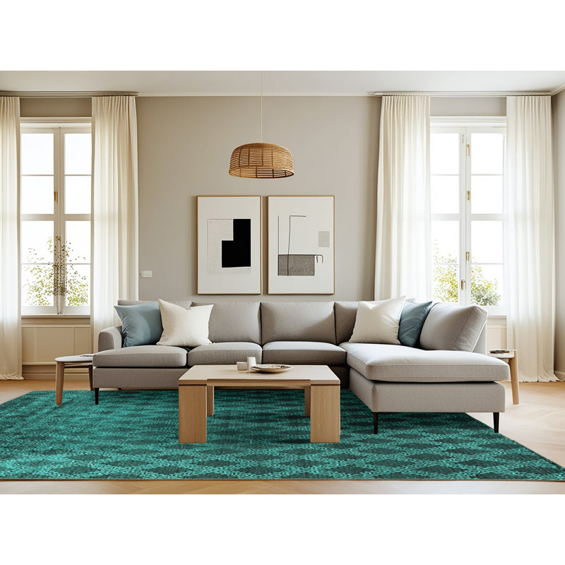 Jaterria Performance Geometric Indoor Rug, Rectangle 8' x 10'