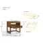 Table de chevet Bloc-129438168