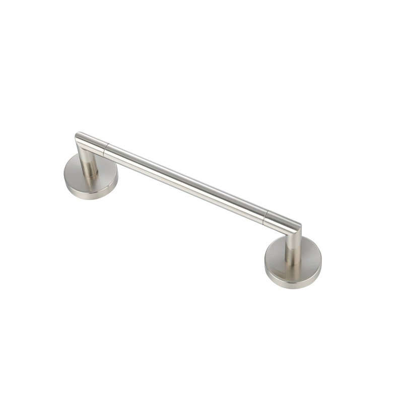 Utopia - Porte-serviettes simple, H 2,83 po x l 20,28 po x P 2,83 po, Nickel satiné