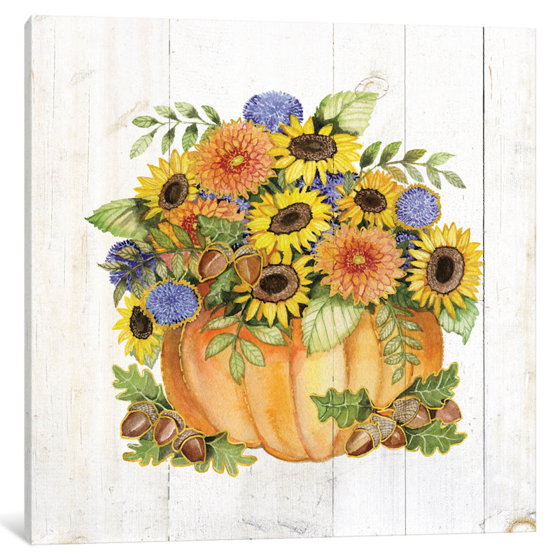 « automne days iii », reproduction d’art sur toile, H 12 po x l 12 po x P 0,75 po, Toile tendue, Pas de tapis