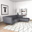 Canapé modulaire gris pour salon moderne