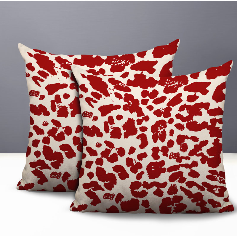 Coussin intérieur / extérieur Lexy, 16x16, Red