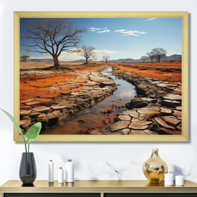 Paysage australien Outback Spectrum III, reproduction d'art sur toile