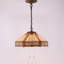 Luminaire hexagonal en vitrail 16 po Tiffany