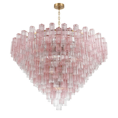 Lustre en laiton vieilli 62 po Tenneville