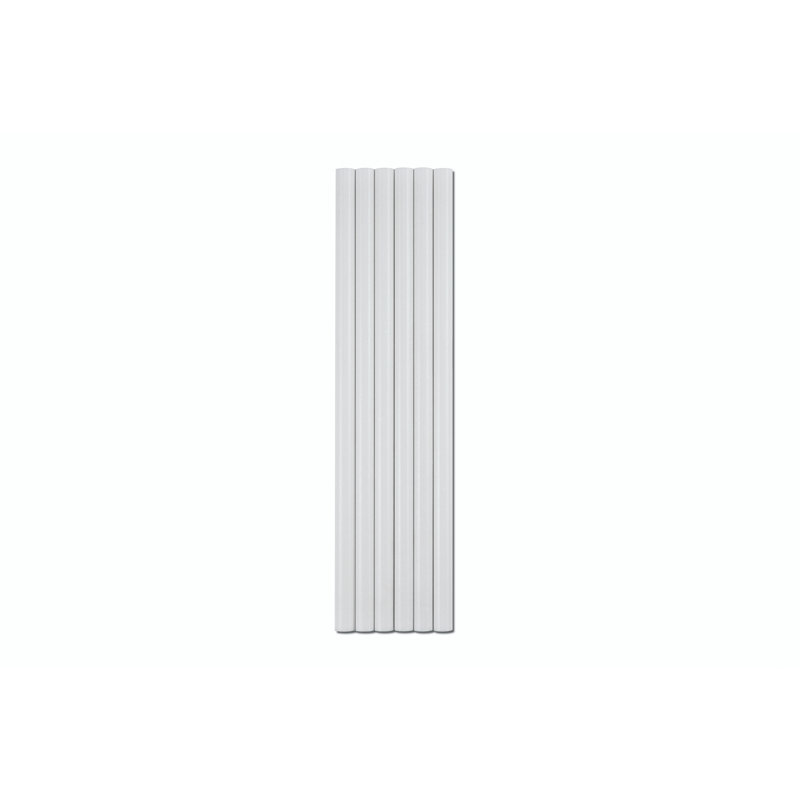 Carrelage de couleur crayon en marbre poli 13 po x 0,5 po blanc
