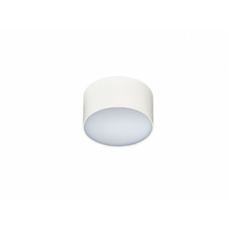 Monza LED Flush Mount, 4000K, White, 5.7cm H x 40cm W x 40cm D