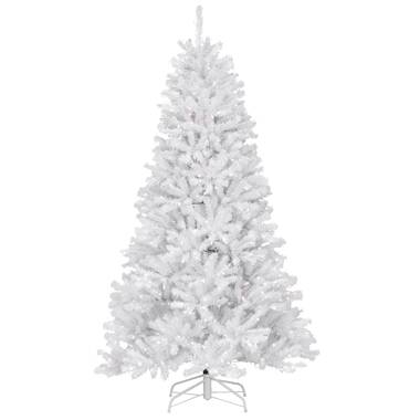 Laroche Green Spruce Flocked/Frosted Christmas Tree, Unlit Andover Mills Size: 7.5 ft