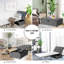 Fauteuil-lit pliant Latitude Run®, canapé-lit d'invité convertible, gris