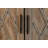 60 Inches Modern Farmhouse Accent Cabinet With 4 Doors And Adjustable Shelf-257079661