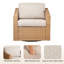Chaise de patio pivotante simple avec repose-pieds Tiaka-2139083396-2091455970-2139083394
