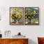 Rétro giclée à motif floral vintage - ensemble de 2-1842700818-1842700821