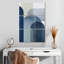Avery Blue Linen Mountains II-108510352