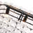 5-Light Flower Glass Linear Kitchen Island Pendant