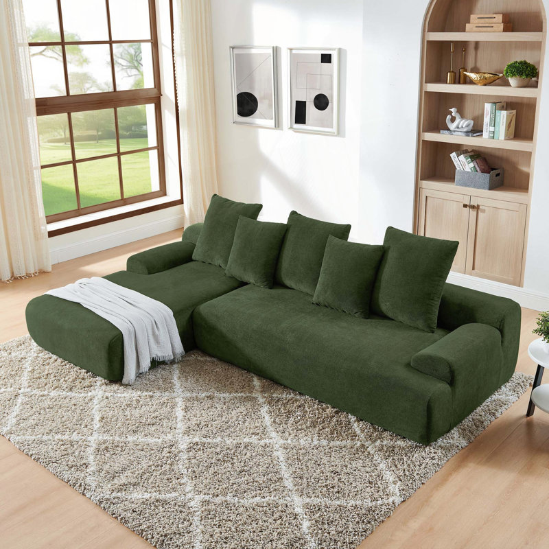 L-Shape Sectional Sofa Modular Compressed Free Combination
