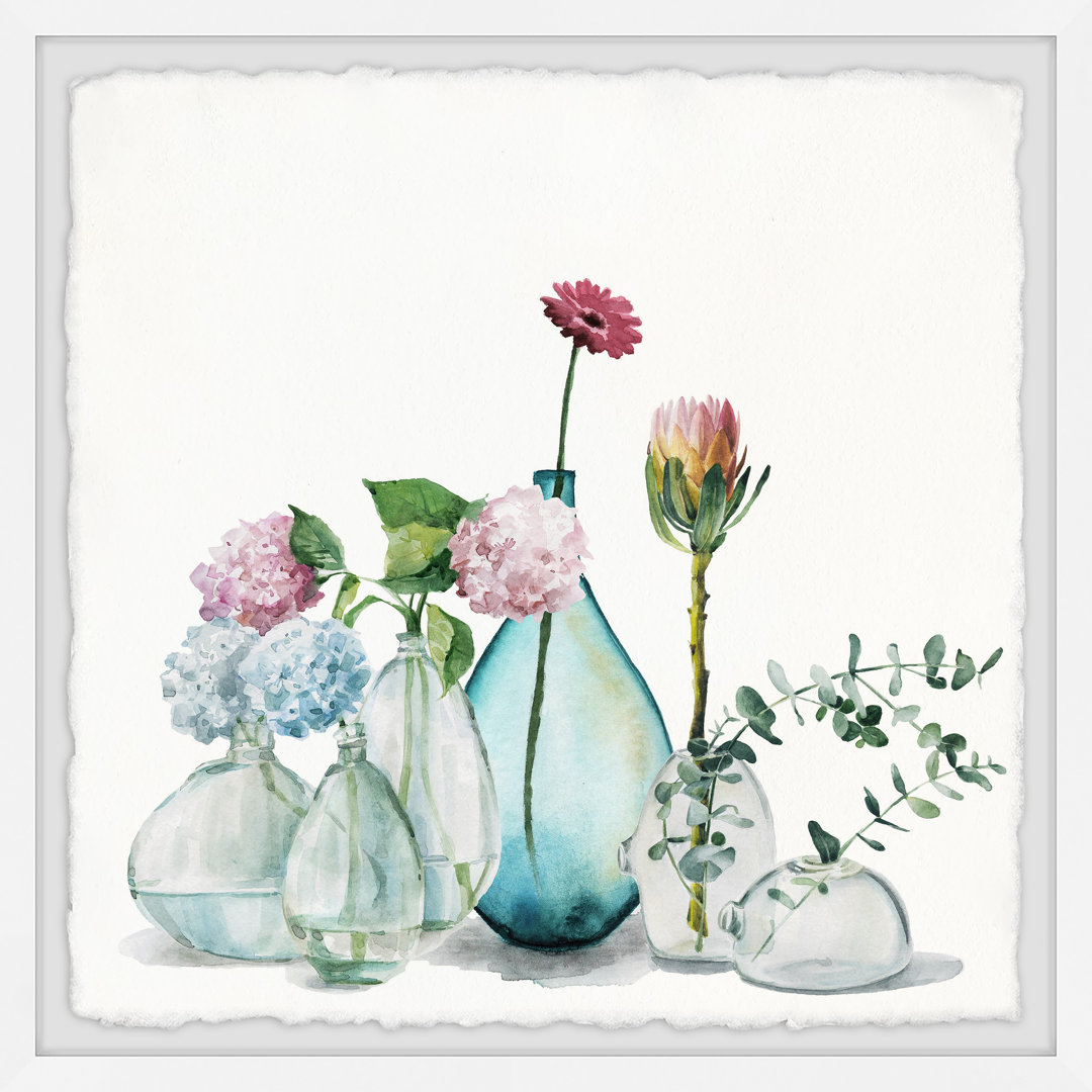 'Transparent Beauties' - Picture Frame Painting Print on Paper