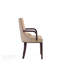 Chaise rembourrée en bois de hêtre et en cuir de hêtre Shubert-86778038-123099509