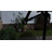 10 ft Cantilever Patio Umbrella with Solar LED Light, Sandbag Weight, Offset Hanging Outdoor Market Umbrella with Protective Cover, Crank and Tilt, Tan-2062451737