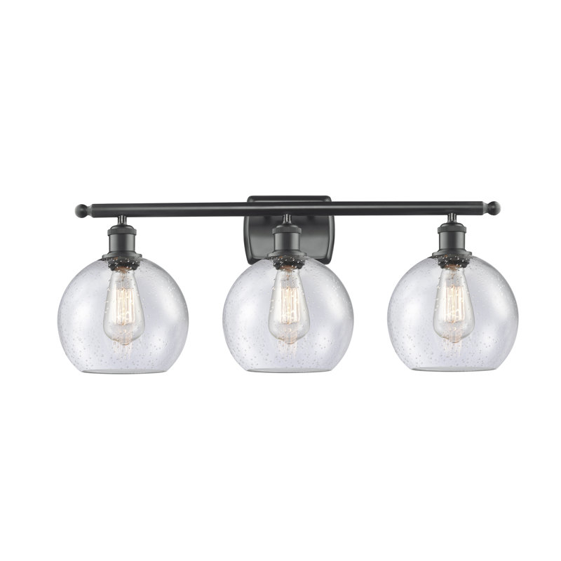 Cindi 3 - Light Vanity Light, Incandescent, Matte Black
