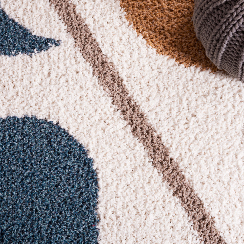 Calico Shag Performance Abstract Rug, Runner 2'2" x 8'