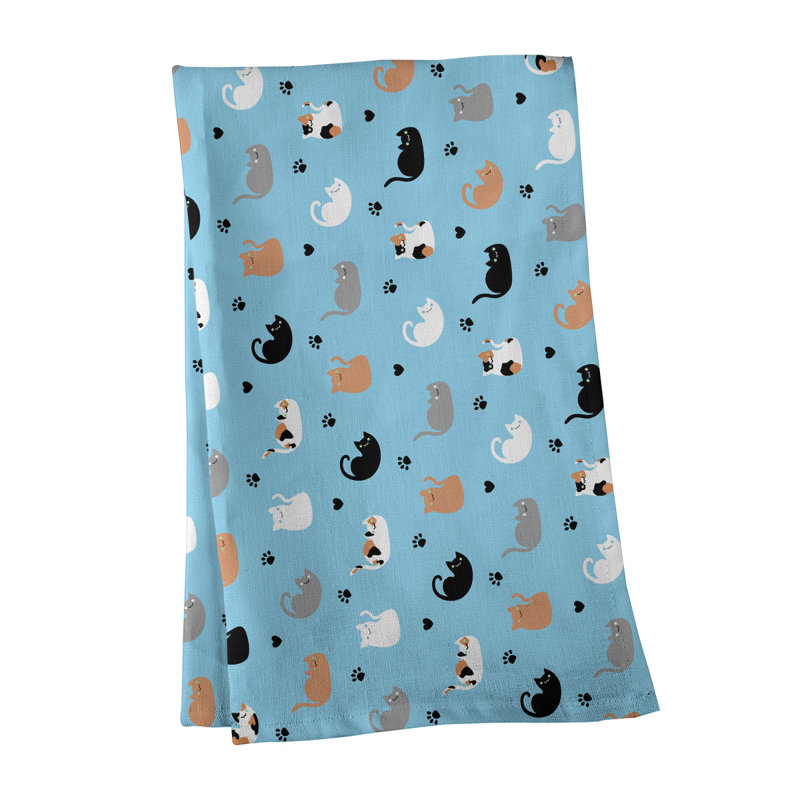 Mcguigan Tea Towel Kitchen Towel, Poly Twill, Light Blue
