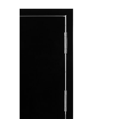 Noir: porte simple verticale