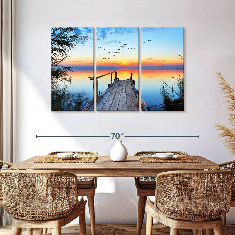 Aletra Dock Sunset, 36" H x 57" W