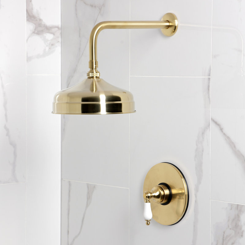 Robinet de douche Kingston, Laiton brossé