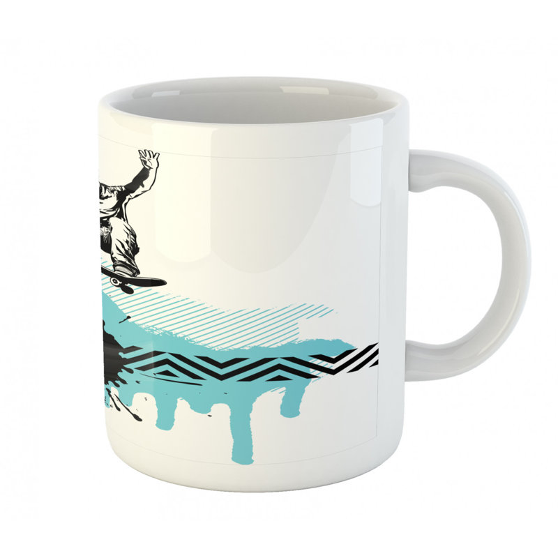 Grande tasse à café grunge
