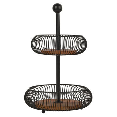 Gourmet Basics by Mikasa Westfield 2-Tier Basket