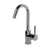 Cigno Single Hole Bathroom Faucet with Drain Assembly