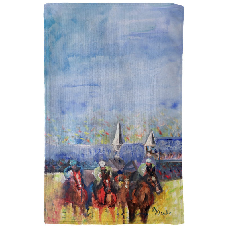 Serviette de cuisine cheval Steeplechase