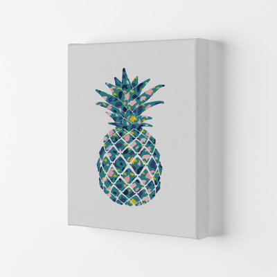 Teal Pineapple - Print