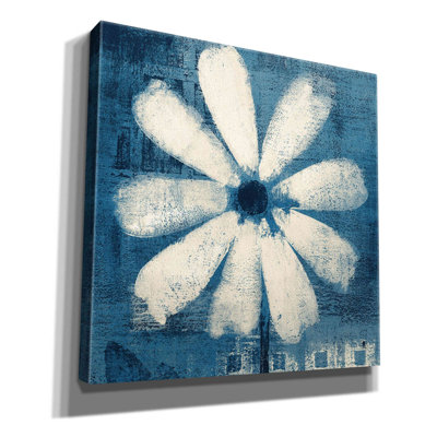 Red Barrel StudioÂ® 'Daisy For Belinda Blue' By Studio Mousseau, Giclee Canvas Wall Art -  195CEA00984446EF9B14AF92D60468D6