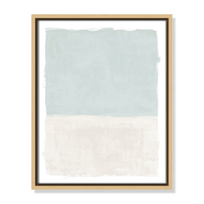 Ocean Tides I Print by Natalie Carpentieri, 12.5'' W x 15.5'' H, Natural Floater