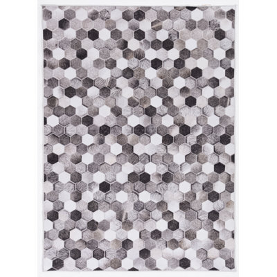 Tapis gris / noir Jameown