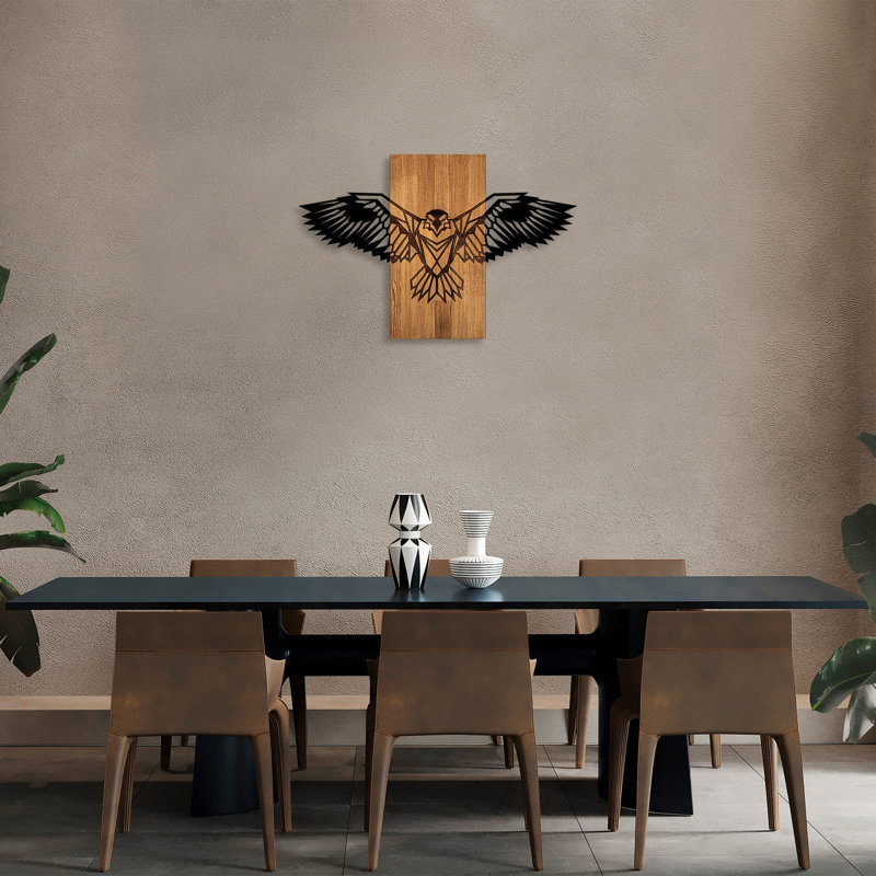 Accessoire mural décoratif en bois