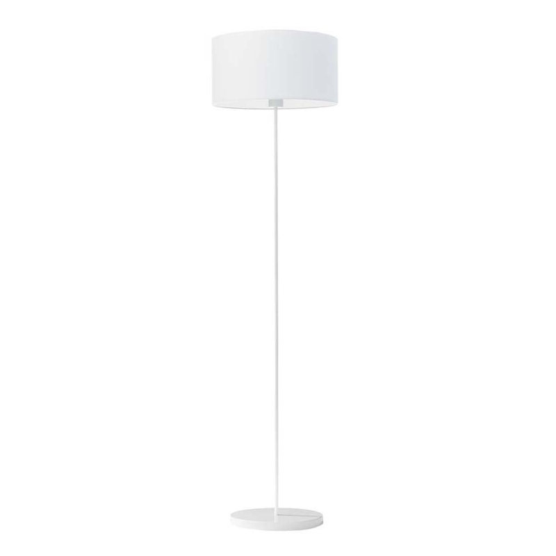 Askel 156cm Traditional Floor Lamp, White, White