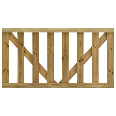 Garig Brown Wood Gate