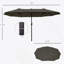 Parasol d'extérieur à double face exceptionnel pour diverses occasions et espaces-1920531415