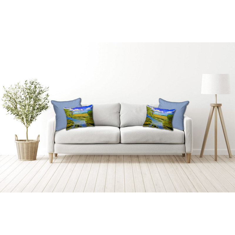 Coussin intérieur / extérieur Marsh Life II, H 16 po x l 20 po